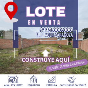 LOTE EN EL PLACER- ZARAGOZA