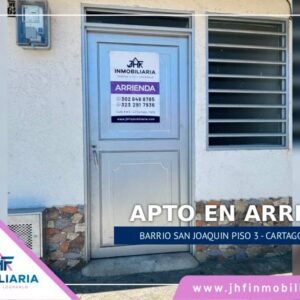 APARTAMENTO EN SAN JOAQUIN PISO 3